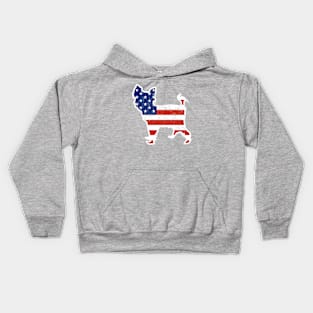 Yorkshire Terrier Patriot Kids Hoodie